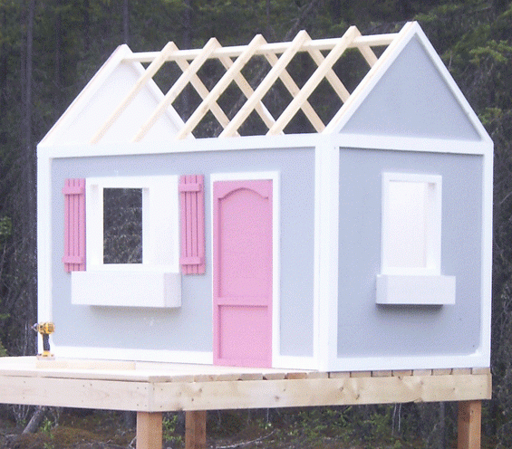 Build a Simple Playhouse - Roof Ana White