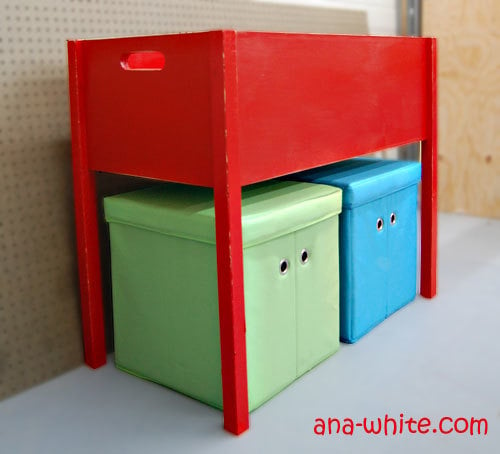 raised toy box