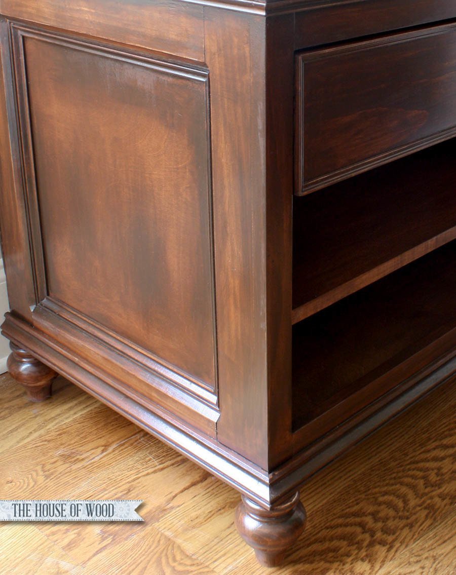 diy printer cabinet or large end table