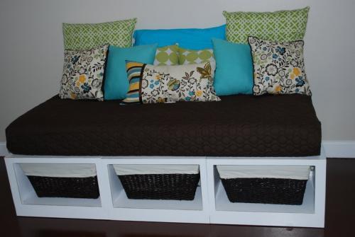 diy storage daybed