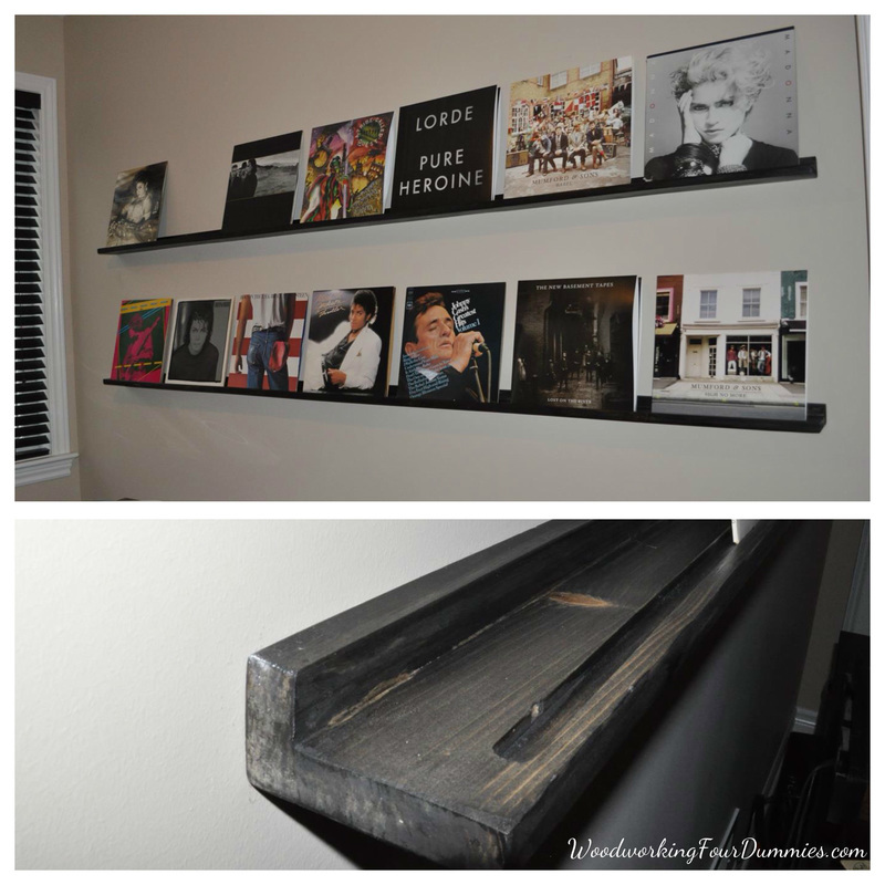 Diy Record Display Shelf Ana White, Diy Display Shelves