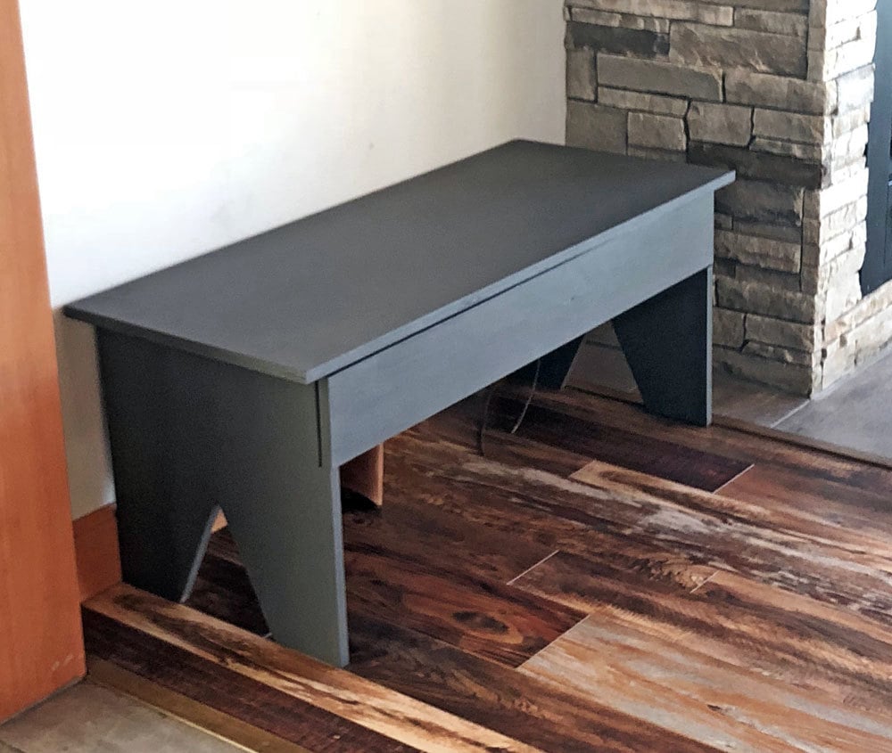 Simple Bench with Hidden Boot Storage Ana White Simple Bench with Hidden Boot Storage Ana White