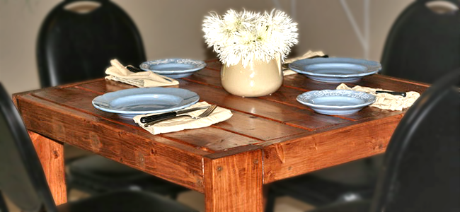 square farm table