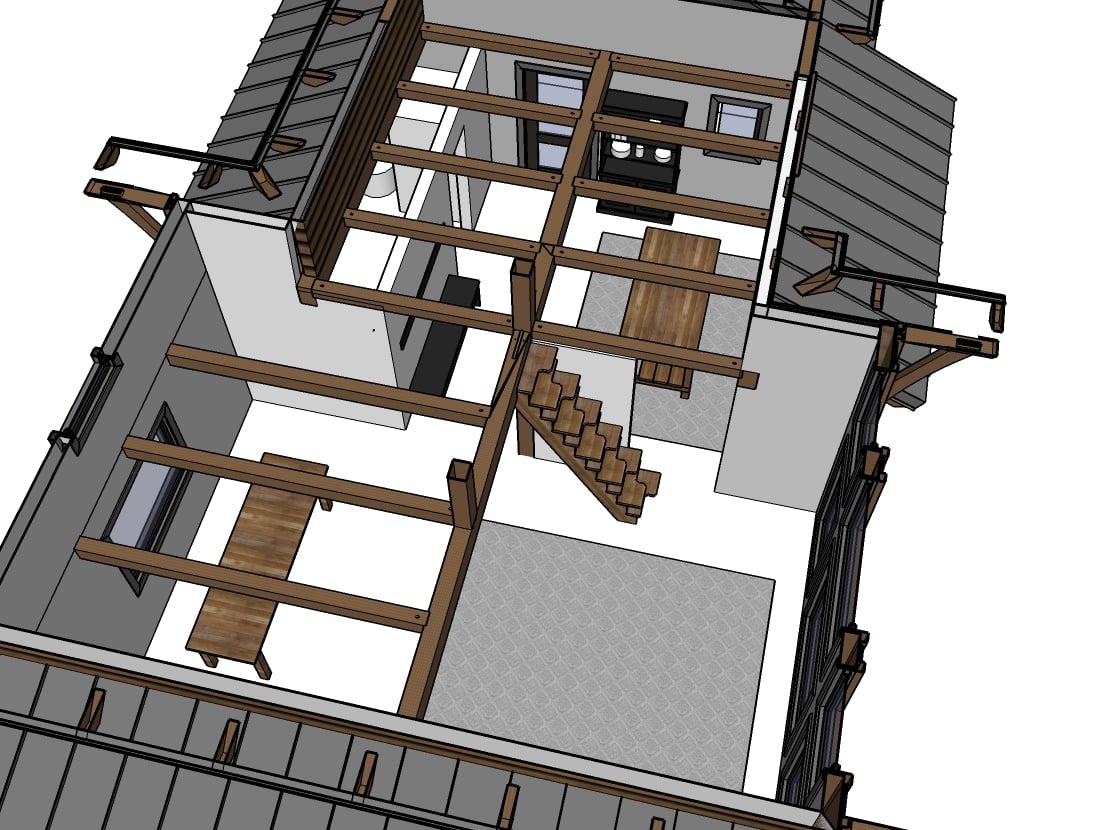 Loft Stairs - Alternating Tread Space Saving Stairs for Loft