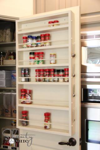 Over the Door Storage Spice Rack Kitchen Space Saver Pantry Shelf Organizer NEW