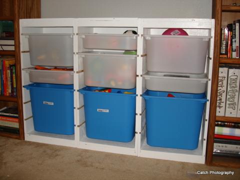 IKEA Trofast Toy Bin Storage Hacked- Playroom Project 1!