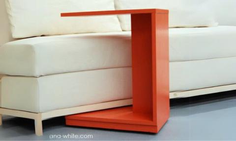 C Shape Sofa Side Table DIY Plans Couch Sofa Over Arm Stand – The Best DIY  Plans Store