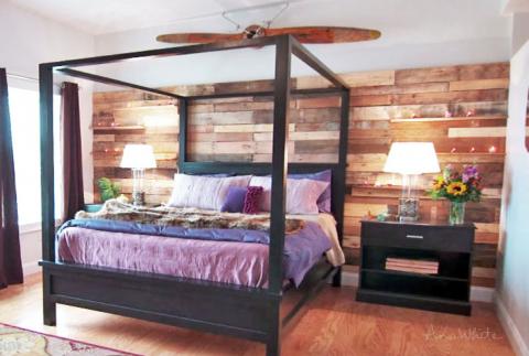 Farmhouse Canopy Bed Frame All Sizes, Can You Have A Canopy Bed With Ceiling Fan