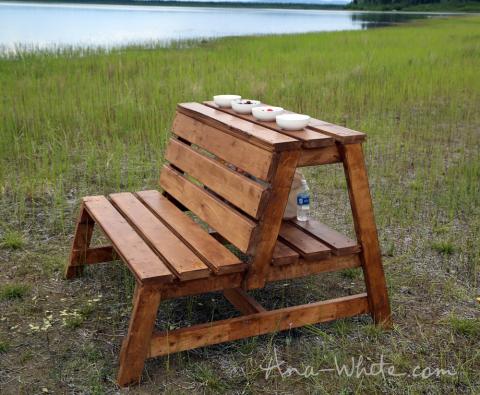 Firepit Benches With Table And Storage, Outdoor Fire Pit Bench Ideas