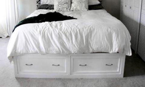 Classic Storage Bed Queen Ana White, How To Build A Platform Storage Bed With Drawers