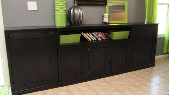 black entertainment center side cabinets woodworking plans