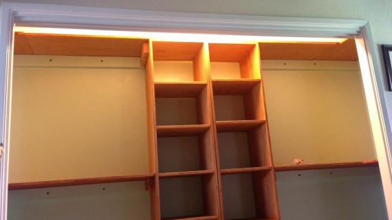 Closet Organizer From One Sheet Of, How To Build Plywood Closet Shelves