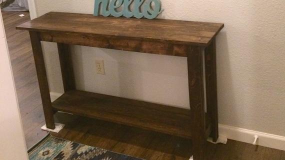 simple to build console table