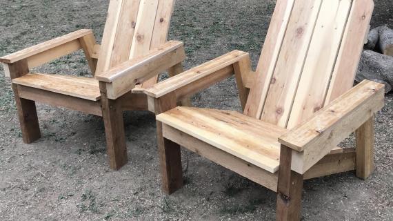 2x4 Foot Stool Plans for 2x4 Adirondack Chair (Download Now) 