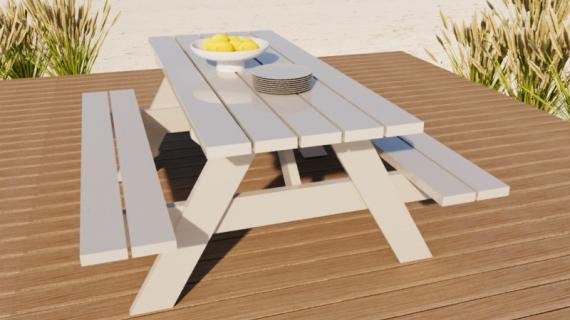 easy to build picnic table free plans
