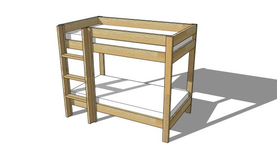 ana white essential bunk bed plans