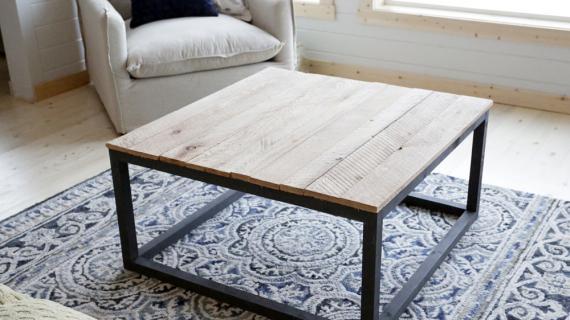 easy to build square coffee table