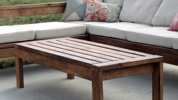 easy outdoor coffee table plans 
