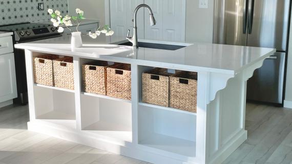 Kitchen Island Plans Ana White, How To Build A Kitchen Island With Sink And Cabinets