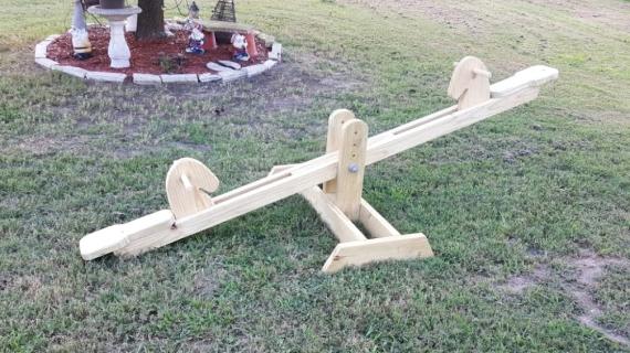 Wood Seesaw Or Teeter Totter Ana White