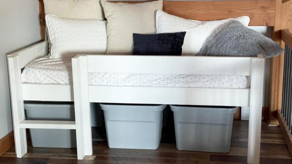 Beds And Bed Frames Ana White, How To Make Low Bed Frame Queen Loft
