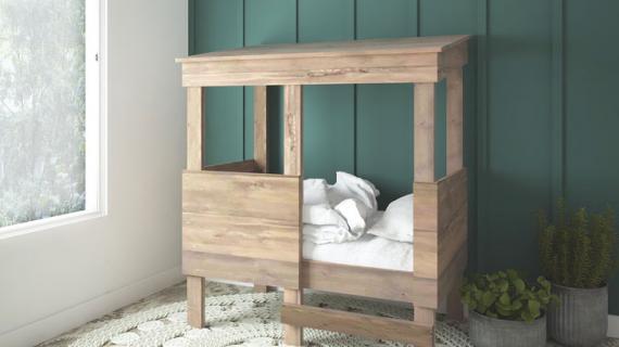 toddler treehouse playhouse bed plans 