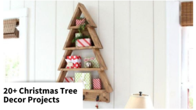 diy wood christmas tree decor projects