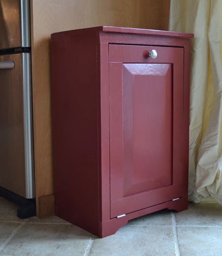 Wood Tilt Out Trash or Recycling Cabinet Ana White Wood Tilt Out Trash or Recycling Cabinet Ana White