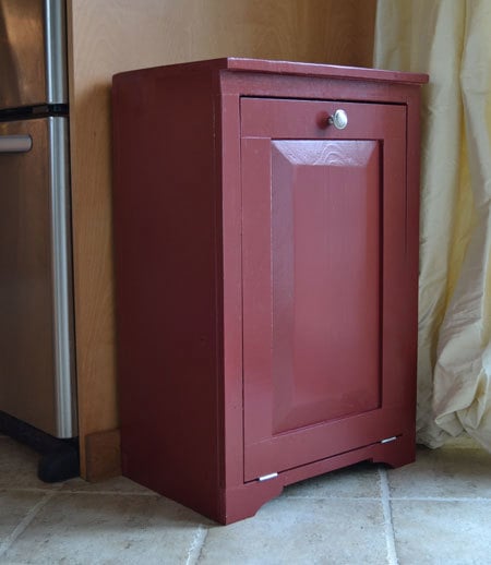 Wood Tilt Out Trash Or Recycling Cabinet Ana White