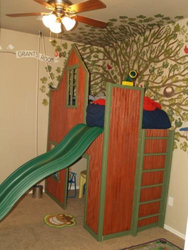 Full Height Playhouse Loft Bed