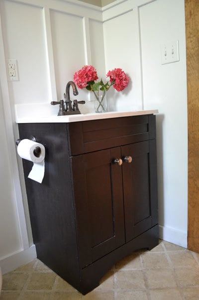 simple bath vanity