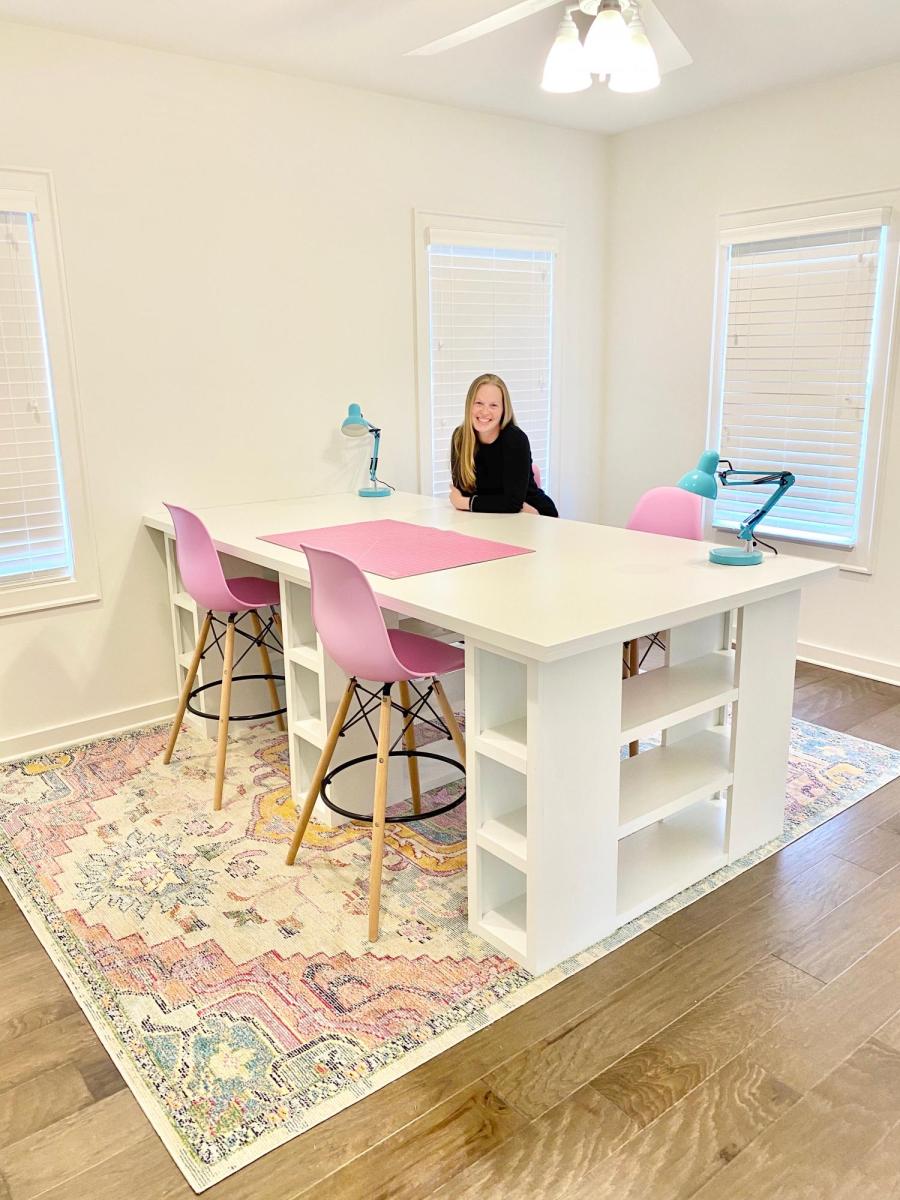 Large DIY Craft Room Cutting Table - Part 1 - Addicted 2 Decorating®